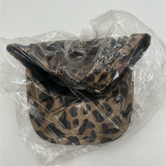 NWT Kate Spade Designer Ball Cap Dad Hat Baseball Hat Leopard Print Lux - Picture 5 of 5